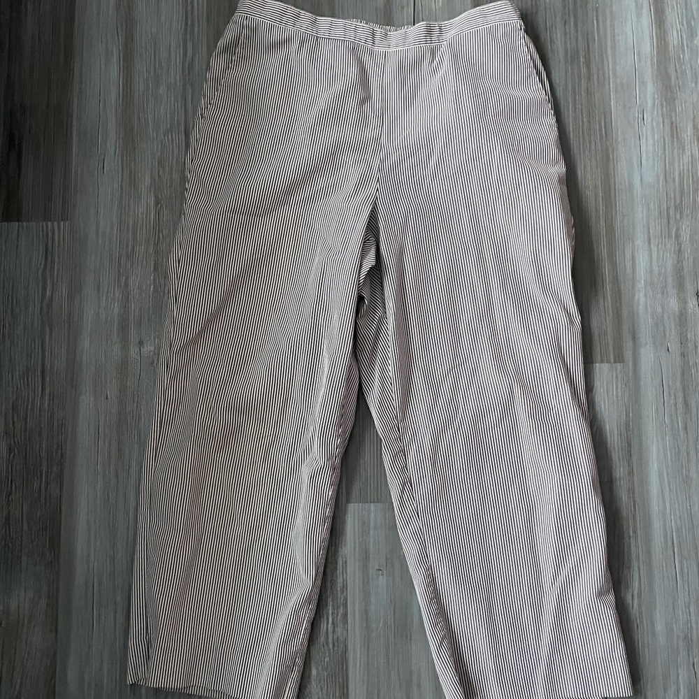 Blue and White striped pants